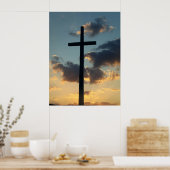 De Risen King Easter Sunset Christelijke Poster Ar (Keuken)