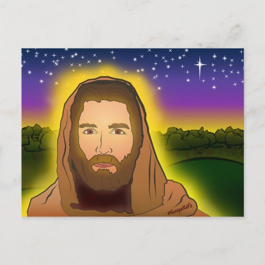 De Risen Lord Jesus Briefkaart (Voorkant)