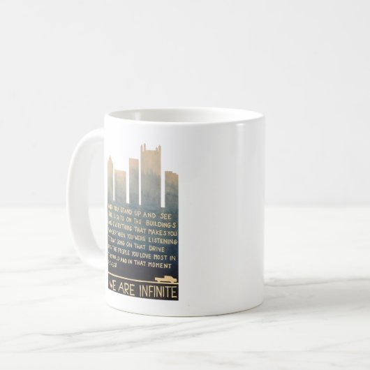 De risico's van een Wallbloem Koffiemok (Voorkant links)