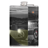 De Rit B&W 2 van de vreugde Heupfles (Achterkant)