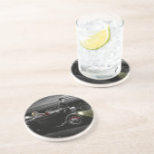 De Rit B&W van de vreugde Zandsteen Onderzetter (Zijkant)