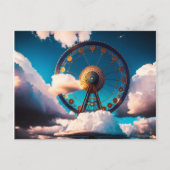 De rit in de lucht briefkaart (Voorkant)