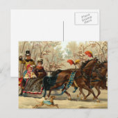 "De Rit van de Ar van Kerstmis " Feestdagenkaart (Voorkant / Achterkant)