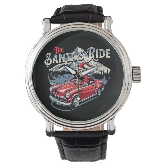 De rit van de kerstman. horloge (Voorkant)