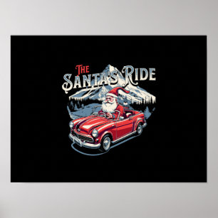 De rit van de kerstman. poster