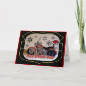 De Rit van de Kerstman van de rit Feestdagen Kaart (Voorkant)