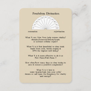 De Ritual, Divination & Healing Cards - Aloe Vera Kaart