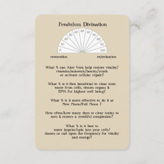 De Ritual, Divination & Healing Cards - Aloe Vera Kaart