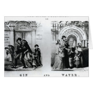 De rivaliserende fonteinen of gin en water