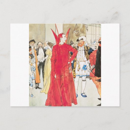 De rivaliserende Mephistopheles: Philip William Ma Briefkaart (Voorkant)