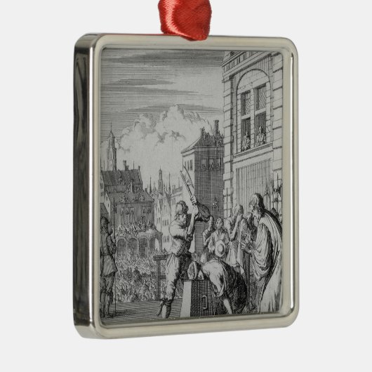 De Riven Shield Metalen Ornament (Rechts)