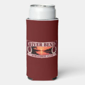 De RiverBend HorseShoe Club Can Coozie (Seltzer Achterkant)
