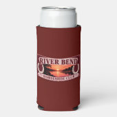 De RiverBend HorseShoe Club Can Coozie (Seltzer Voorkant)
