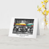 De Riverwalk in San Antonio, Texas Kaart (Gele Bloem)