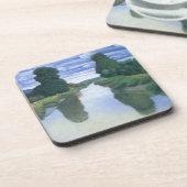 De rivier bij Berville van Felix Vallotton, Fijne  Drankjes Onderzetter (Linkerzijde)