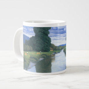 De rivier bij Berville van Felix Vallotton, Fijne  Grote Koffiekop