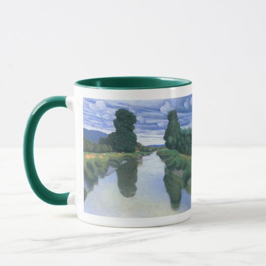 De rivier bij Berville van Felix Vallotton, Fijne  Mok (Links)