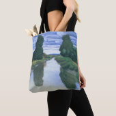 De rivier bij Berville van Felix Vallotton, Fijne Tote Bag (Dichtbij)