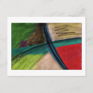 De rivier briefkaart