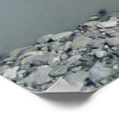 De rivier de Alsek stroomafwaarts Poster (Hoek)