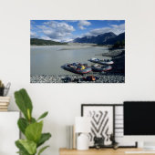 De rivier de Alsek stroomafwaarts Poster (Thuiskantoor)