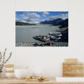 De rivier de Alsek stroomafwaarts Poster (Keuken)
