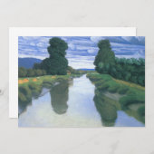 De rivier de Berville, Felix Vallotton, Fine Art (Voorkant / Achterkant)