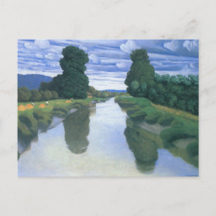 De rivier de Berville, Felix Vallotton, Fine Art Briefkaart