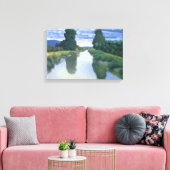 De rivier de Berville, Felix Vallotton, Fine Art Canvas Afdruk (Insitu (Woonkamer))
