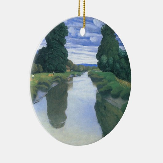 De rivier de Berville, Felix Vallotton, Fine Art Keramisch Ornament (Rechts)
