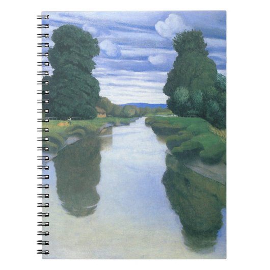 De rivier de Berville, Felix Vallotton, Fine Art Notitieboek (Voorkant)