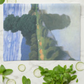 De rivier de Berville, Felix Vallotton, Fine Art Theedoek (Gevouwen)