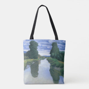 De rivier de Berville, Felix Vallotton, Fine Art Tote Bag