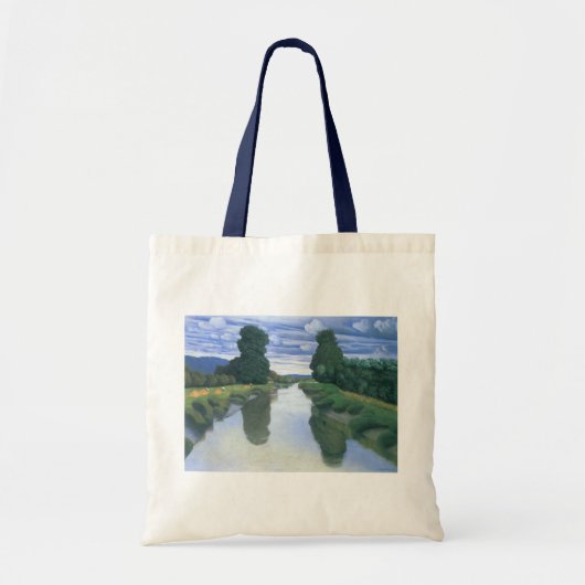 De rivier de Berville, Felix Vallotton, Fine Art Tote Bag (Voorkant)