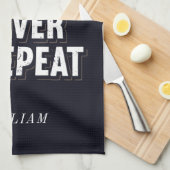 De rivier de Boat van Beer en Drink de persoonlijk Theedoek (Quarter Fold)