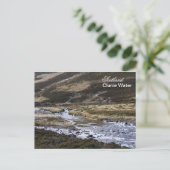 De rivier de Clunie in Schotland Briefkaart (Staand voorkant)