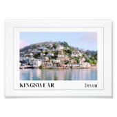 De rivier de Dart, Kingswear, Devon Foto Afdruk (Voorkant)