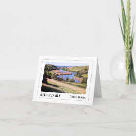 De rivier de Dart, Totnes Kaart