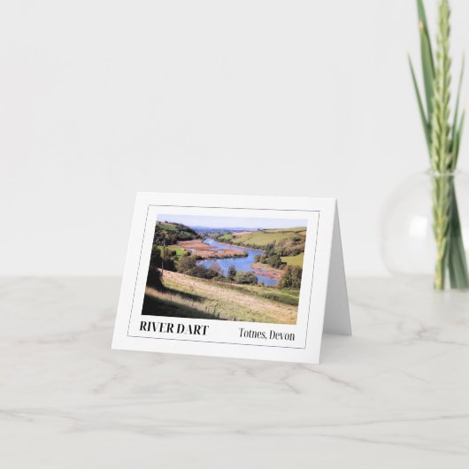 De rivier de Dart, Totnes Kaart (Voorkant)