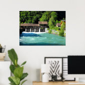 De rivier de Interlaken in het westen van Zwitserl Poster (Thuiskantoor)