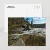 De rivier de la Cliff Briefkaart (Voorkant / Achterkant)