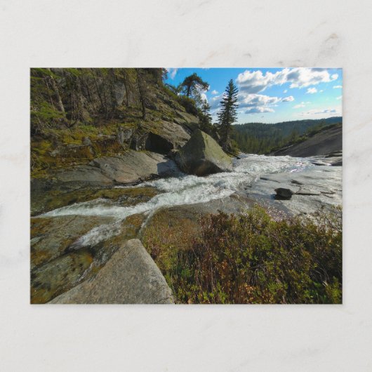 De rivier de la Cliff Briefkaart (Voorkant)