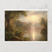 De rivier de Licht, de Frederic Edwin Church Briefkaart (Voorkant)