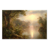 De rivier de Licht, de Frederic Edwin Church Foto Afdruk (Voorkant)