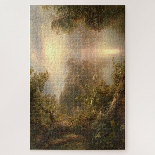 De rivier de Licht, de Frederic Edwin Church Legpuzzel (Verticaal)