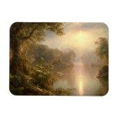 De rivier de Licht, de Frederic Edwin Church Magneet (Horizontaal)