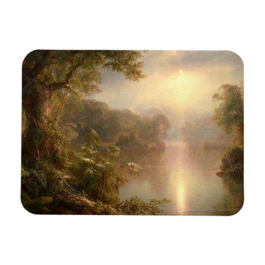 De rivier de Licht, de Frederic Edwin Church Magneet (Horizontaal)
