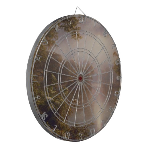 De rivier de Licht (morgen in de tropen) Dartbord (Voorkant Links)