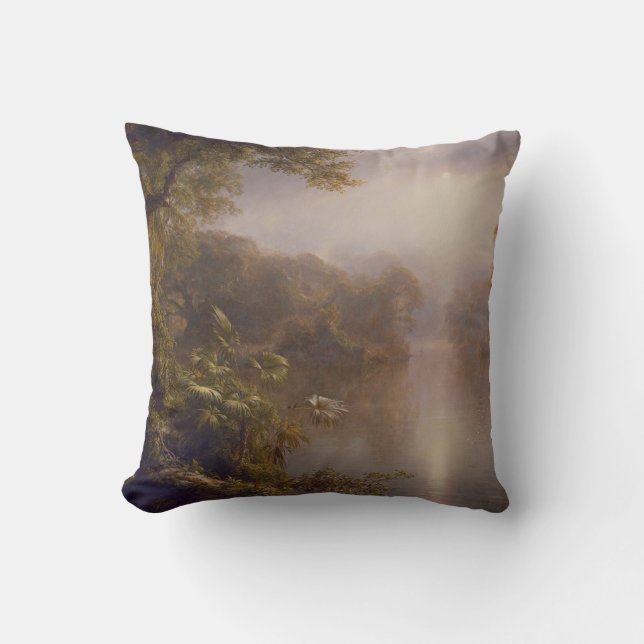 De rivier de Licht (morgen in de tropen) Kussen (Voorkant)