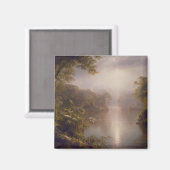 De rivier de Licht (morgen in de tropen) Magneet (Voorkant / Achterkant)